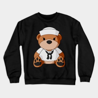 Navy Sailor Teddy Bear Crewneck Sweatshirt